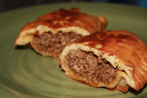 South America has Empanadas and South Africa has Poli. Here is the pastry with a meat filling and it tastes like pie...so yummy.